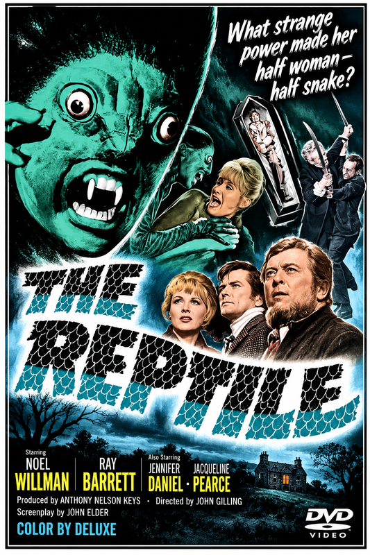 THE REPTILE (1966) Ray Barrett, Noel Willman - Public Domain DVD NO CASE