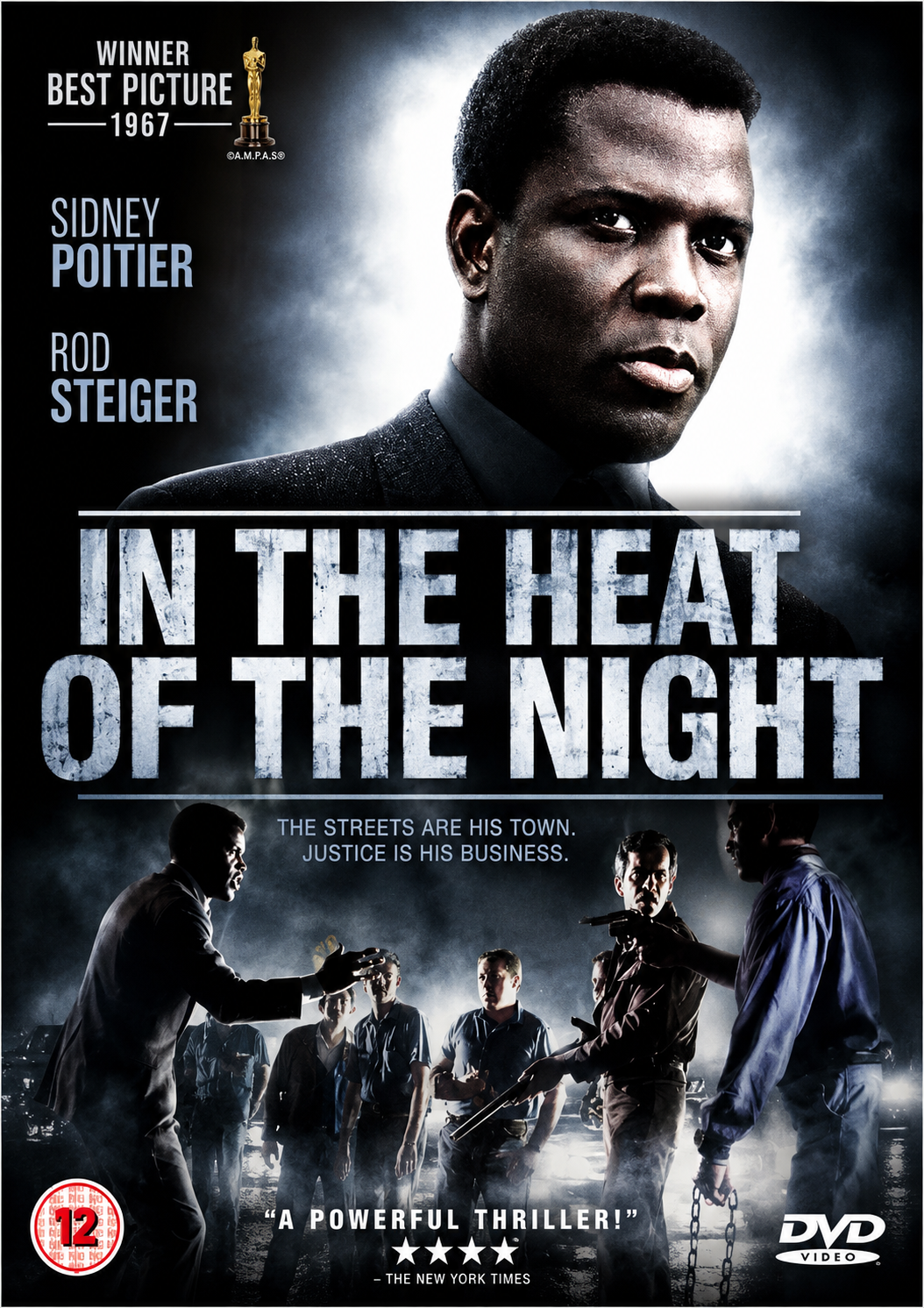 IN THE HEAT OF THE NIGHT (1967) Sidney Poitier, William Schallert, Rod Steiger, James Patterson, Warren Oates, Quentin Dean, Scott Wilson, Lee Grant - DVD ONLY NO CASE