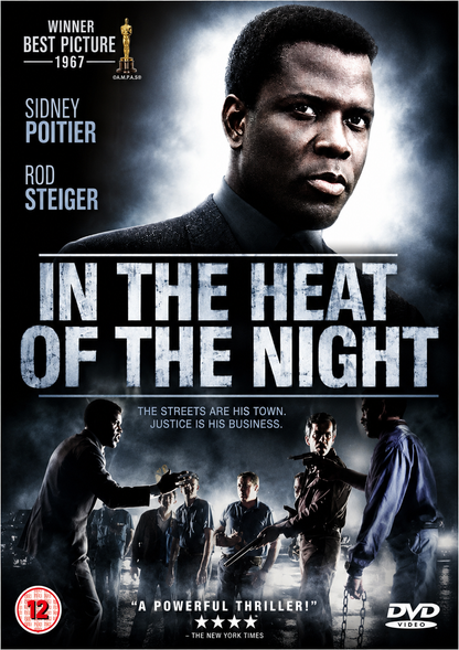 IN THE HEAT OF THE NIGHT (1967) Sidney Poitier, William Schallert, Rod Steiger, James Patterson, Warren Oates, Quentin Dean, Scott Wilson, Lee Grant - DVD ONLY NO CASE