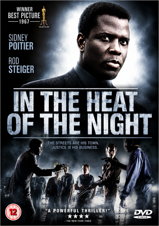 IN THE HEAT OF THE NIGHT (1967) Sidney Poitier, William Schallert, Rod Steiger, James Patterson, Warren Oates, Quentin Dean, Scott Wilson, Lee Grant - DVD ONLY NO CASE