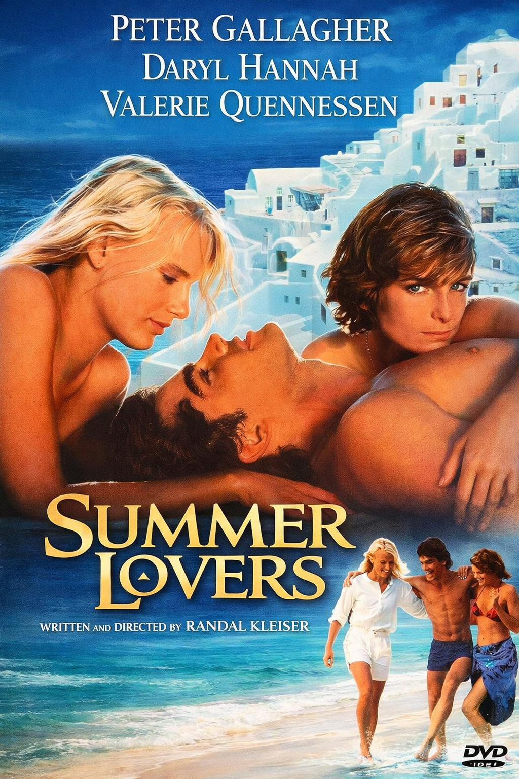 SUMMER LOVERS (1982) Peter Gallagher ,Daryl Hannah,Barbara Rush ,Carole Cook  - PUBLIC DOMAIN DVD ONLY NO CASE