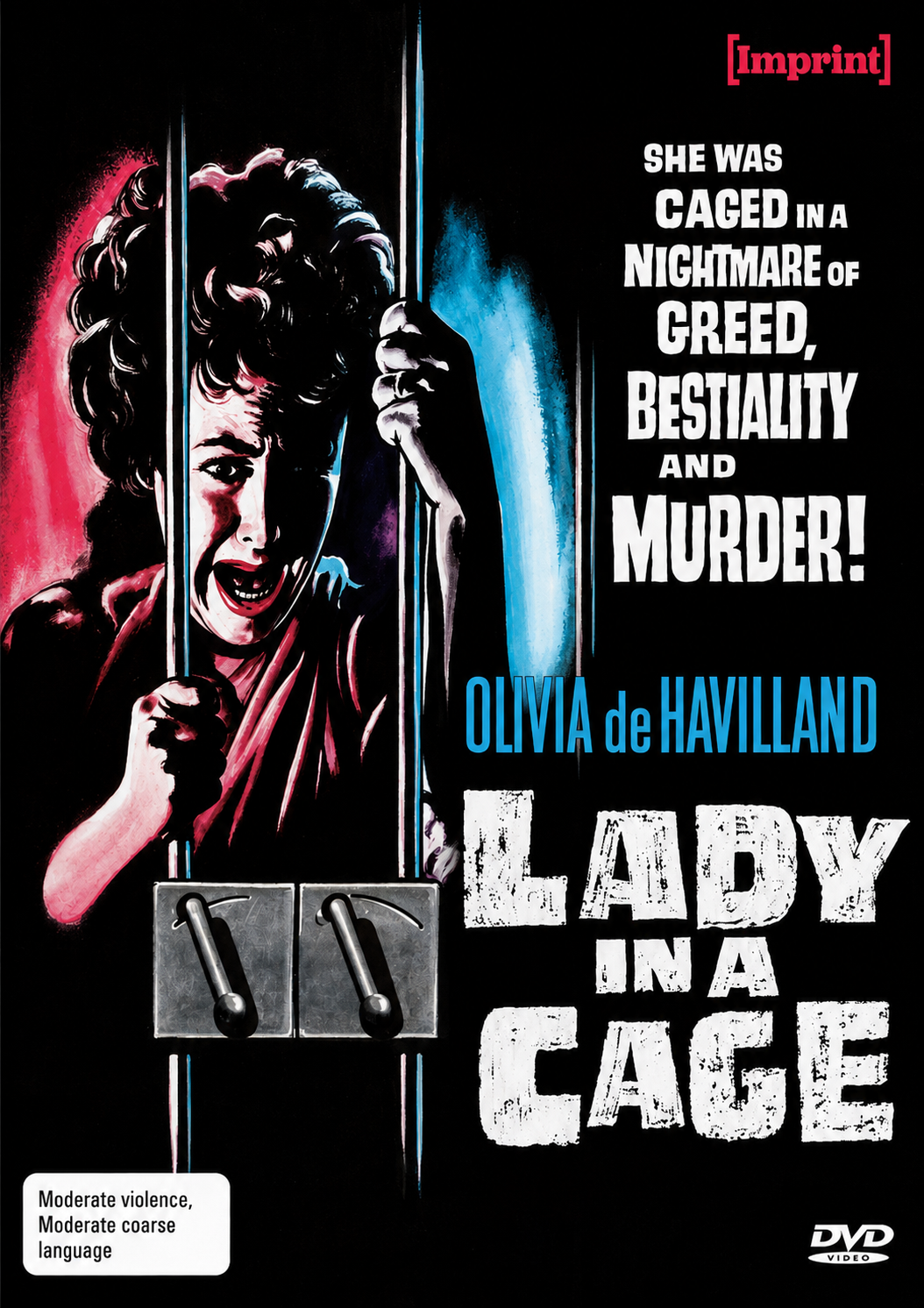 LADY IN THE CAGE - James Caan, Olivia de Havilland - Public Domain DVD NO CASE