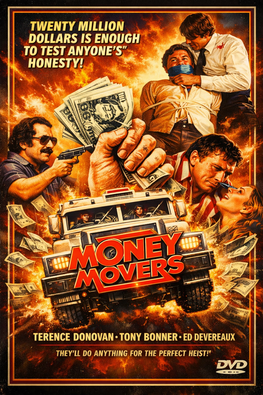 MONEY MOVERS (1978) Terence Donovan ,Tony Bonner ,Ed Devereaux  - Public Domain DVD NO CASE