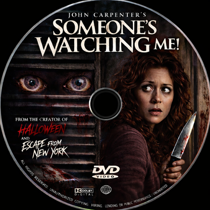 SOMEONE'S WATCHING ME ! (1978)  Lauren Hutton, David Birney, Adrienne Barbeau - Public Domain Movie DVD NO CASE
