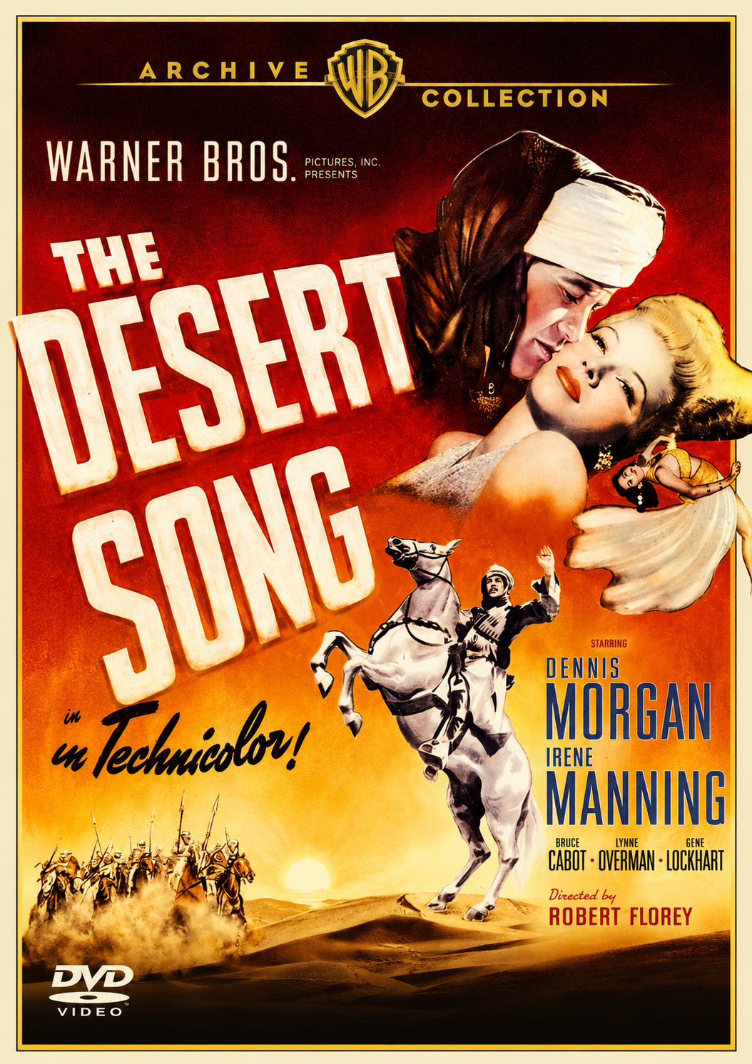THE DESERT SONG (1943) Dennis Morgan, Irene Manning, Bruce Cabot, Lynn Overman, Gene Lockhart  - DVD NO CASE