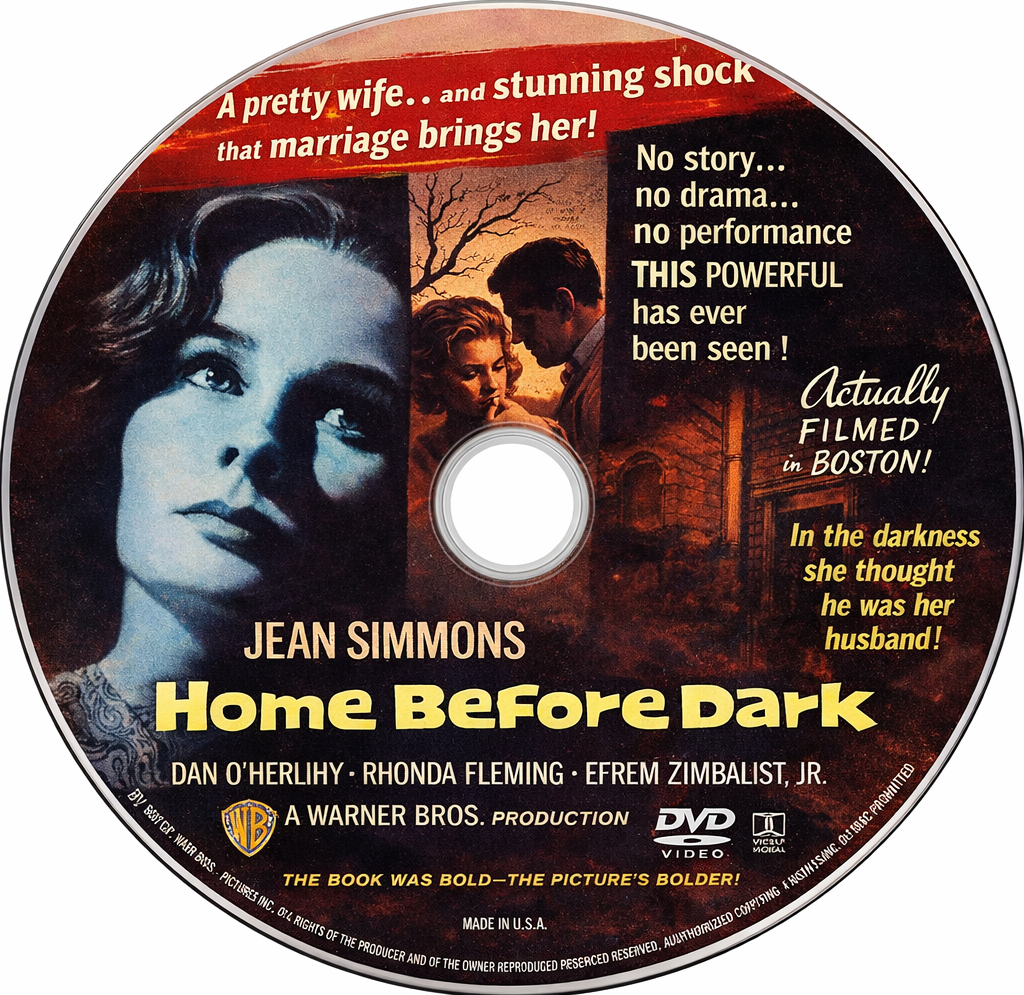 HOME BEFORE DARK (1958) Jene Simmons - Public Domain DVD NO CASE