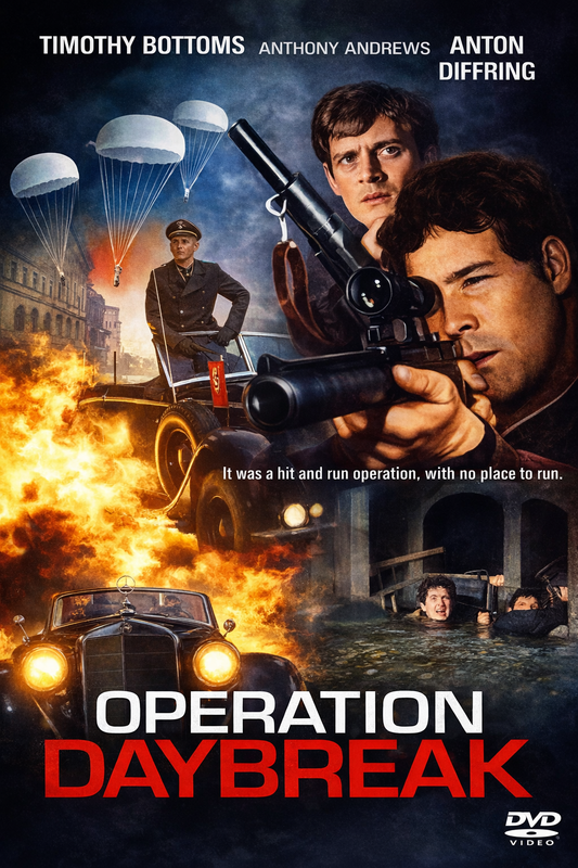 OPERATION DAYBREAK + Subtitles if required (1975) Lewis Gilbert, Public Domain DVD NO CASE