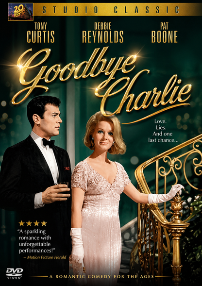 GOODBYE CHARLIE (1964) Tony Curtis, Pat Boone, Ellen Mcrae, Walter Matthau, Debbie Reynolds - VERY RARE DELETED TITLE ! - DVD NO CASE