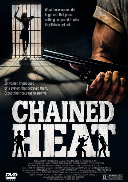 CHAINED HEAT (1985) Linda Blair,John Vernon,Sybil Danning,Tamara Dobson,Stella Stevens - Public Domain DVD NO CASE