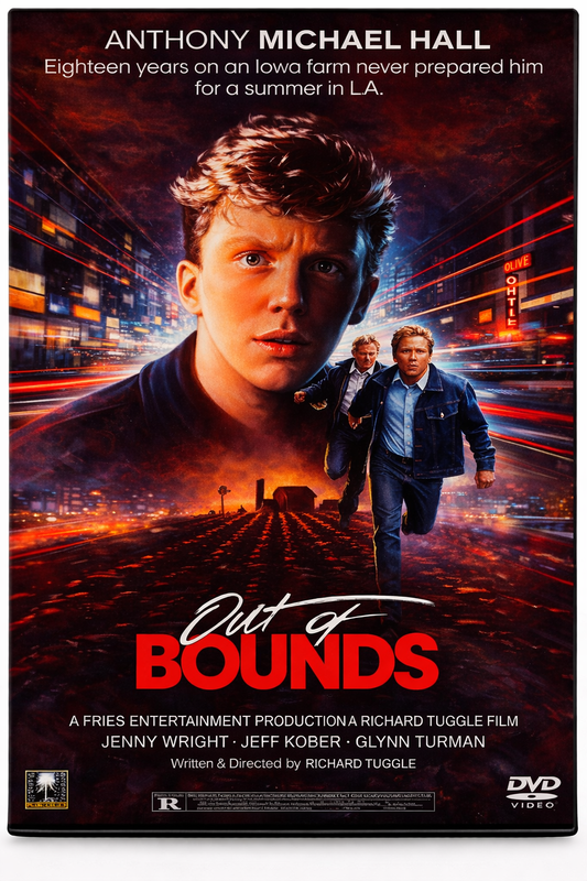 OUT OF BOUNDS (1986) Anthony Michael Hall - Public Domain Movie DVD NO CASE