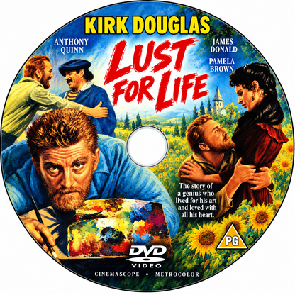 LUST FOR LIFE (1956) Kirk Douglas, Anthony Quinn, James Donald, Pamela Brown, Everett Sloane • - DVD NO CASE