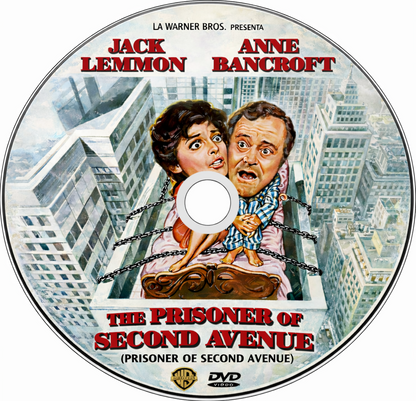 THE PRISONER OF SECOND AVENUE (1975) Jack Lemmon - Public Domain DVD NO CASE