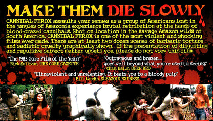 CANNIBAL FEROX (1981) Giovanni Lombardo Radice, Mike Logan, Lorraine De Selle Gloria Davis  - PUBLIC DOMAIN DVD ONLY NO CASE