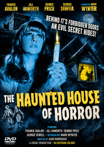 THE HAUNTED HOUSE OF HORROR  (1969) Frankie Avalon, Jill Haworth, Dennis Price - DVD, Public Domain DVD NO CASE