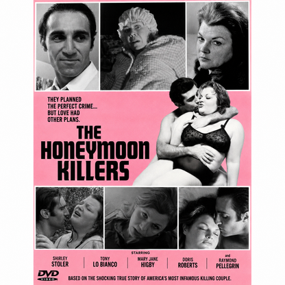 THE HONEYMOON KILLERS (1970) Shirley Stoler,Tony Lo Bianco,Marilyn Chris,Doris Roberts - Public Domain DVD NO CASE RARE !