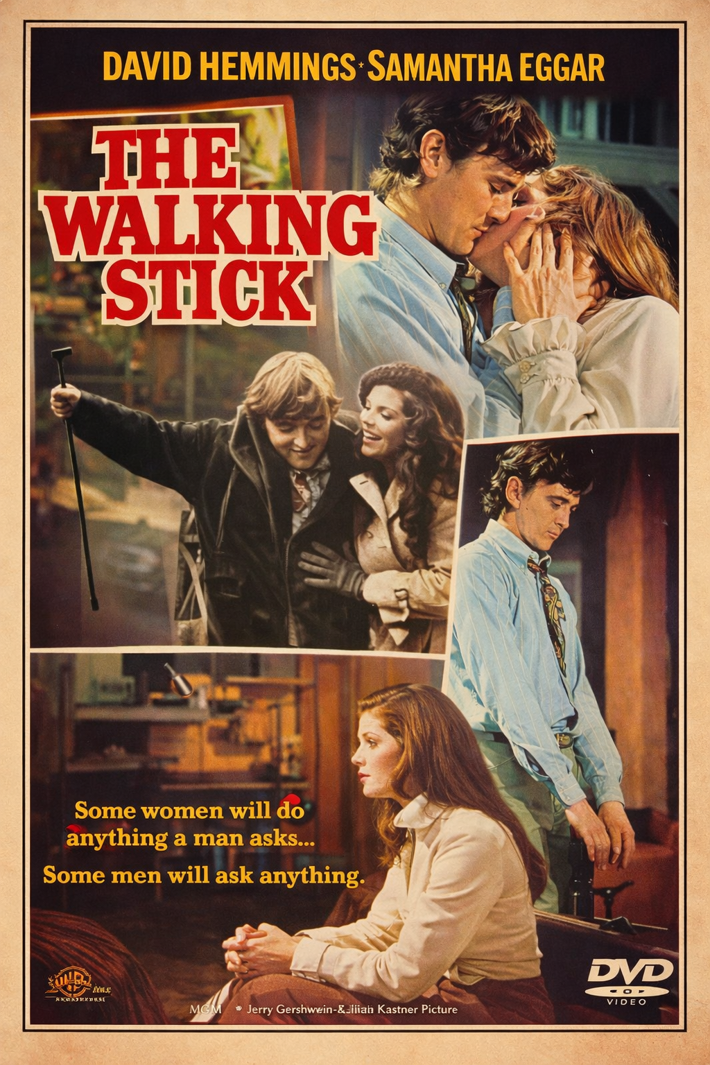 THE WALKING STICK (1970) David Hemmings, Phyllis Cal - Public Domain DVD NO CASE