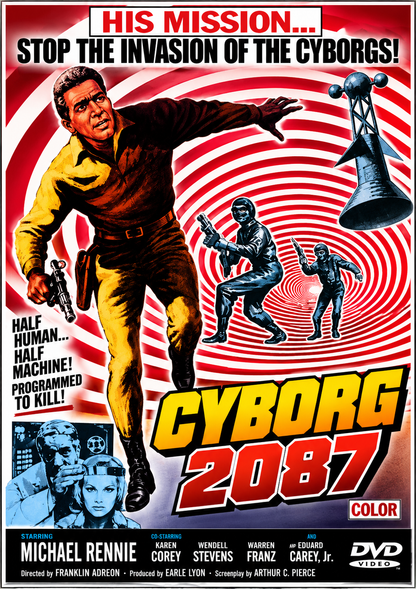 CYBORG 2087 (1966) Michael Rennie, Karen Steele, Wendell Corey, Warren Stevens - Public Domain DVD NO CASE