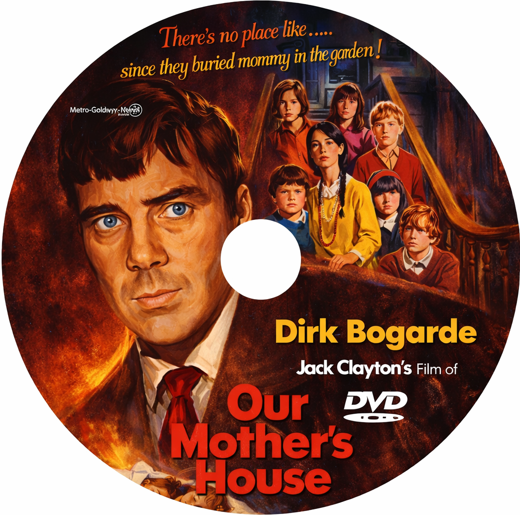 OUR MOTHER'S HOUSE (1967) Pamela Franklin, Dirk Bogarde, Mark Lester - Public Domain DVD NO CASE