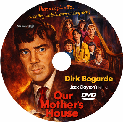 OUR MOTHER'S HOUSE (1967) Pamela Franklin, Dirk Bogarde, Mark Lester - Public Domain DVD NO CASE