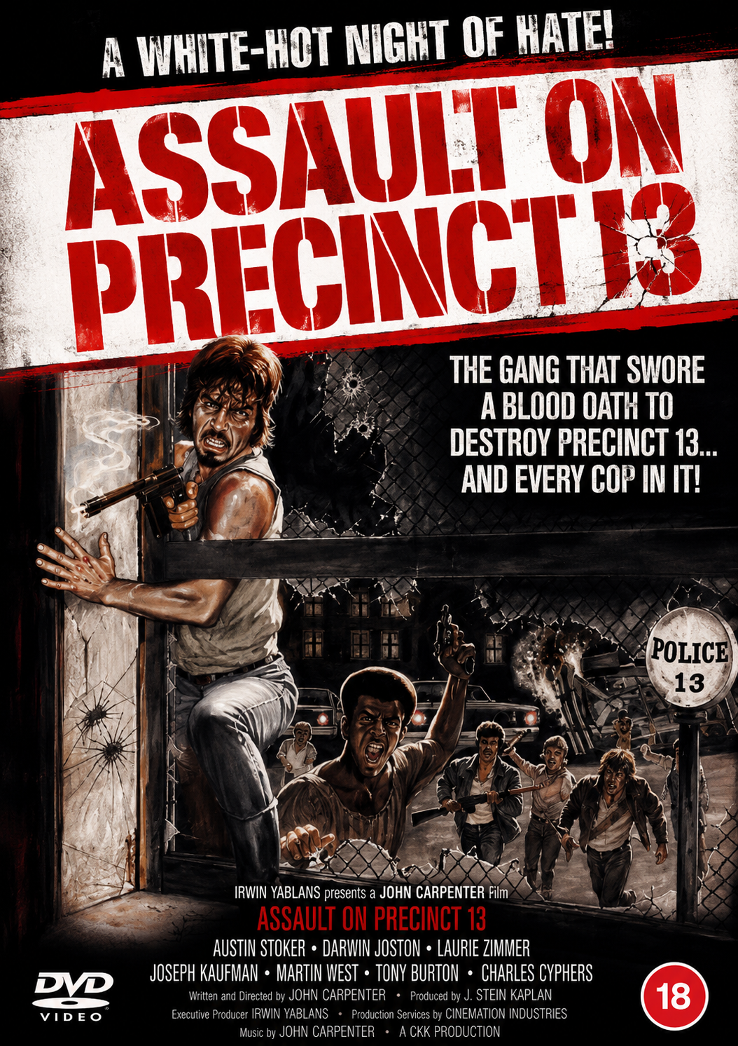 ASSAULT ON PRECINCT 13 (1976) Starring - Austin Stoker, Darwin Joston, Laurie Zimmer, Tony Burton, Charles Cyphers, Nancy Loomis - Public Domain Movie DVD NO CASE