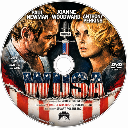 WUSA (1970) Paul Newman, Laurence Harvey, Pat Hingle - Public Domain DVD NO CASE