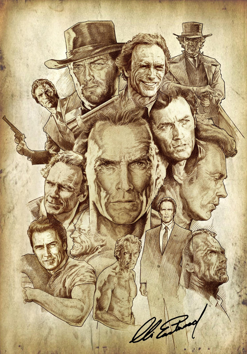 CLINT EASTWOOD - 63 MOVIE COLLECTION ON ONE USB PLUG & PLAY MP4's