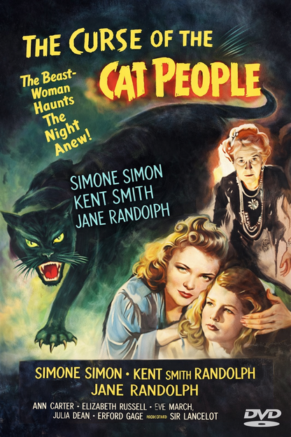 THE CURSE OF THE CAT PEOPLE (1944) Kent Smith, Ann Carter, Elizabeth Russell, Simone Simon, Jane Randolph  - Public Domain Movie DVD NO CASE