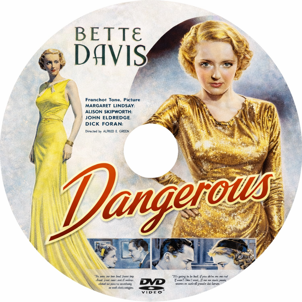 Dangerous (1935) Bette Davis - Franchot Tone - Public Domain DVD NO CASE