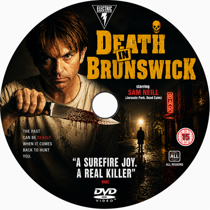 DEATH IN BRUNSWICK (1980) Sam Neill, Zoe Carides, John Clarke - Public Domain Movie DVD NO CAS8