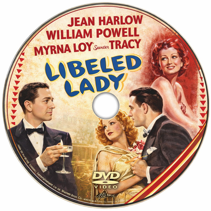 LIBELED LADY (1936) Bette Davis - Franchot Tone - Public Domain DVD NO CASE