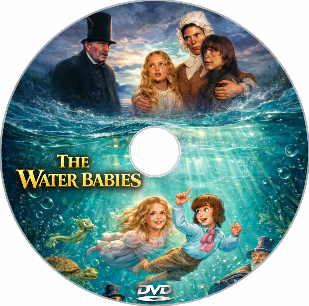 WATER BABIES (1978) James Mason,Billie Whitelaw,Bernard Cribbins,Joan Greenwood - Public Domain DVD NO CASE