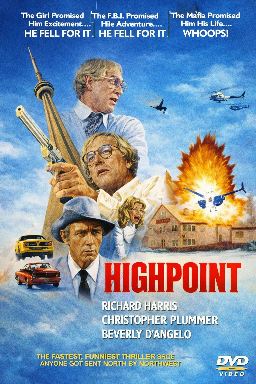 HIGHPOINT (1982) Richard Harris,Christopher Plummer ,Public Domain - DVD NO CASE