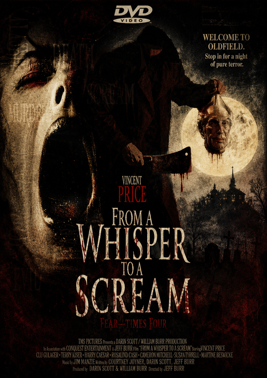 FROM A WHISPER TO A SCREAM (1987) Vincent Price, Clu Gulager, Terry Kiser, Harry Caesar, Rosalind Cash - VERY RARE DELETED TITLE ! - DVD NO CASE