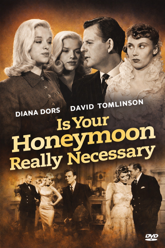 IS YOUR HONEYMOON REALLY NECESSARY (1953) Bonar Colleano,Diana Dors,David Tomlinson,Diana Decker,Syd James - Public Domain DVD NO CASE RARE !