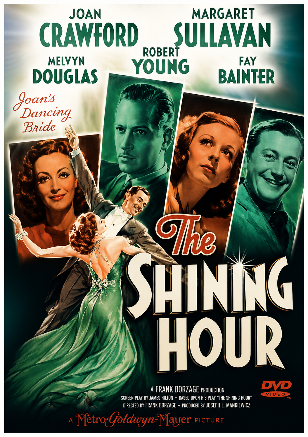 THE SHINING HOUR (1938) Robert Young, Melvyn Douglas, Joan Crawford, Fay Bainter, Margaret Sullavan - DVD ONLY NO CASE