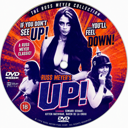 UP ! (1976) Raven De La Croix,Robert McLane,Kitten Natividad,Monty Bane - VERY RARE DELETED TITLE ! - Public Domain DVD NO CASE