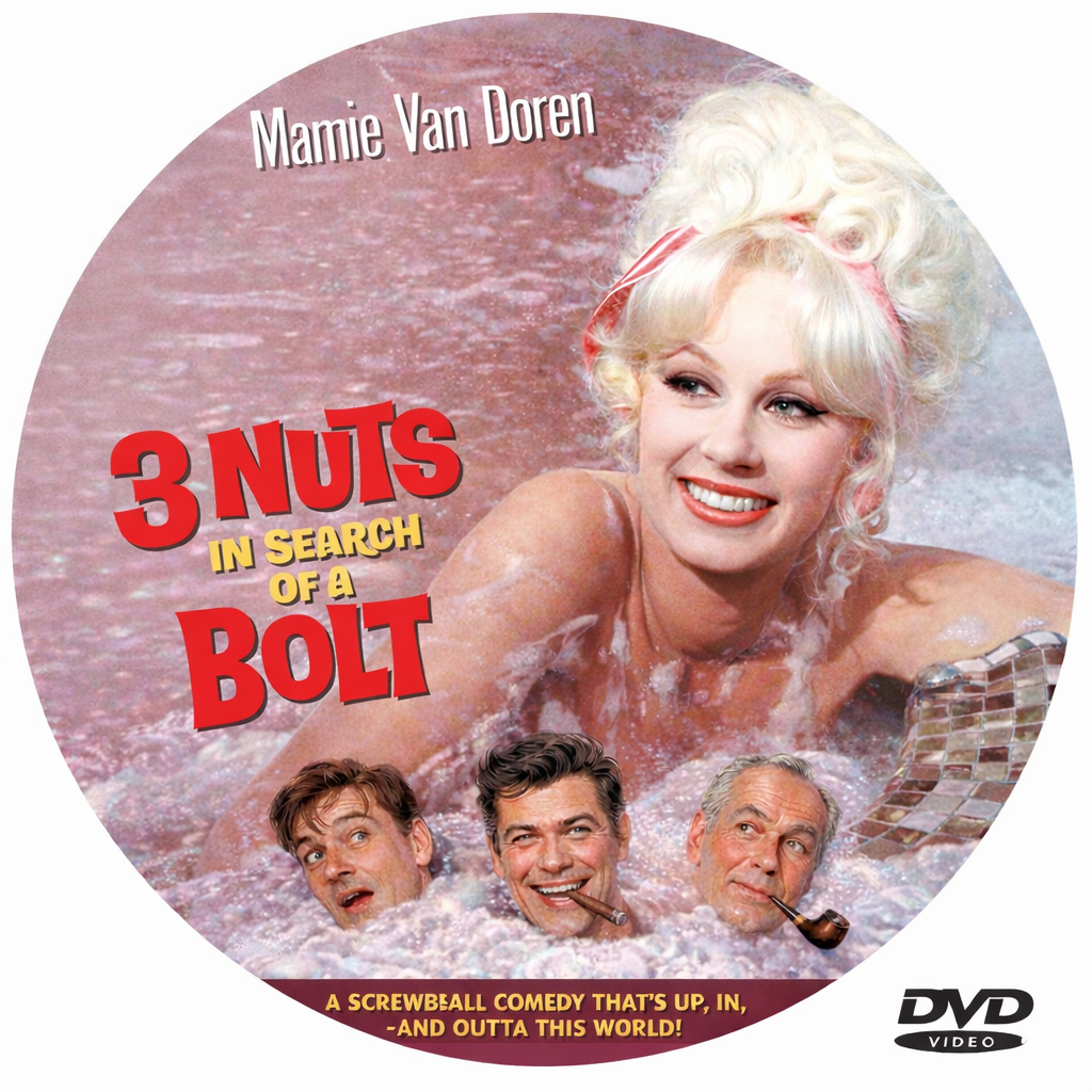 3 Nuts In Search of A Bolt (1964) Mamie Van Doren - Public Domain DVD NO CASE