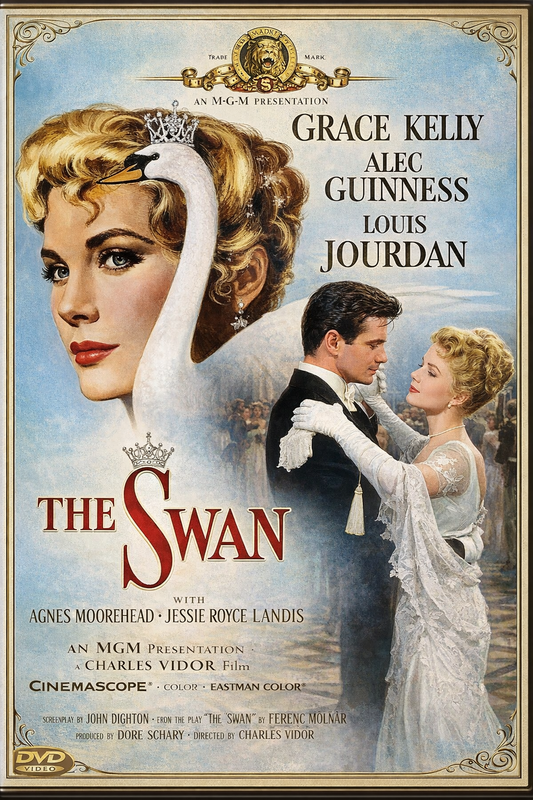 THE SWAN (1956) Alec Guinness, Grace Kelly - Public Domain DVD NO CASE