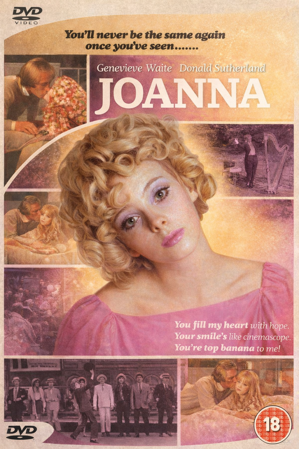 JOANNA  (1968) Donald Sutherland - Public Domain DVD NO CASE