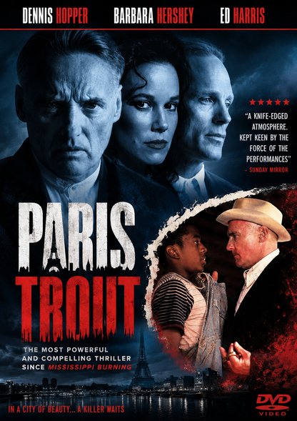 PARIS TROUT (1991) Dennis Hopper • Barbara Hershey • Ed Harris  - Public Domain DVD NO CASE RARE !