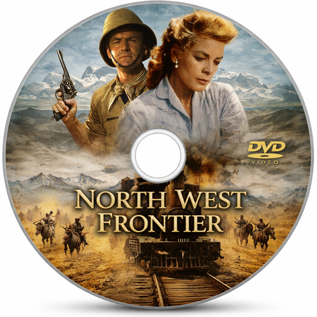 NORTH WEST FRONTIER (1959) Kenneth More,Lauren Bacall,Herbert Lom,Wilfrid Hyde-White, I. S. Johar&nbsp;Public Domain DVD NO CASE