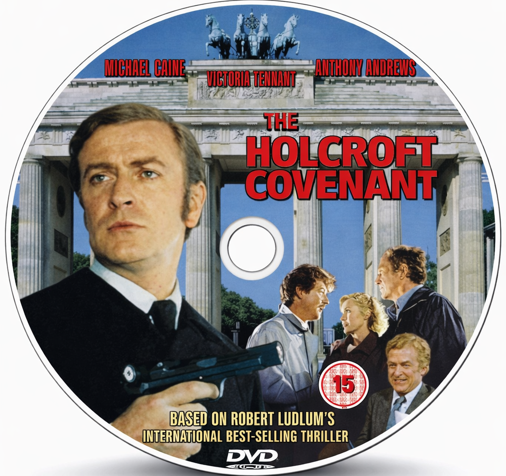 THE HOLCROFT COVENANT (1985) Michael Caine ,Anthony Andrews, Victoria Tennant, Lilli Palmer, Mario Adorf - Public Domain Movie DVD NO CASE
