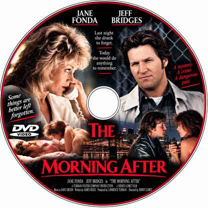 THE MORNING AFTER (1986) Jane Fonda • Jeff Bridges • Raul Julia - Public Domain Movie DVD NO CASE