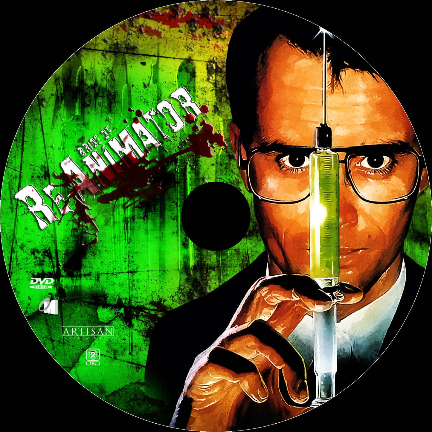 BRIDE OF RE-ANIMATOR (1990) Starring - Jeffrey Combs • Bruce Abbott • Fabiana Udenio • David Gale • Kathleen Kinmont • Claude Earl Jones - Public Domain Movie DVD NO CASE