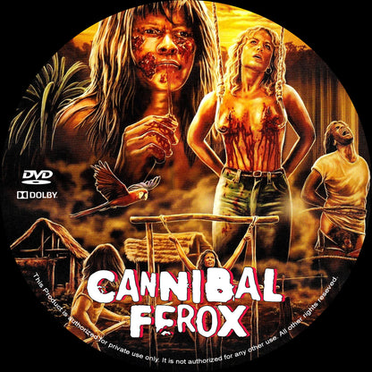 CANNIBAL FEROX (1981) Giovanni Lombardo Radice, Mike Logan, Lorraine De Selle Gloria Davis  - PUBLIC DOMAIN DVD ONLY NO CASE