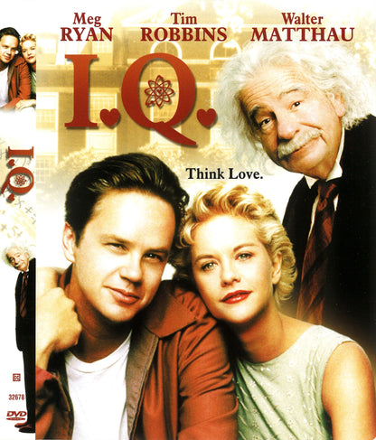 I.Q. (1994) Tim Robbins,Meg Ryan,Walter Matthau,Charles Durning - PUBLIC DOMAIN DVD ONLY NO CASE