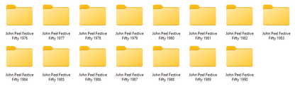 JOHN PEEL - Festive Fifty - Retro Old Time Radio Shows MP3 DVDROM