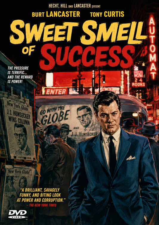 SWEET SMELL OF SUCCESS (1957) Burt Lancaster, Tony Curtis, Susan Harrison, Martin Milner - DVD NO CASE