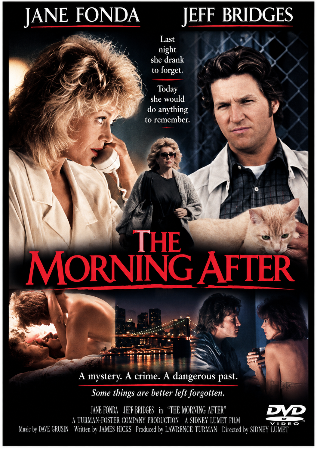 THE MORNING AFTER (1986) Jane Fonda • Jeff Bridges • Raul Julia - Public Domain Movie DVD NO CASE