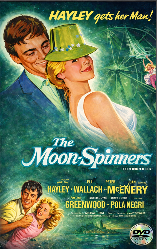 THE MOON-SPINNERS (1964) Hayley Mills, Irene Papas - Public Domain DVD NO CASE
